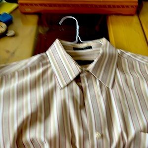 Nice used Pierre Cardin shirt. Size 17 34/35.  Just dry cleaned!